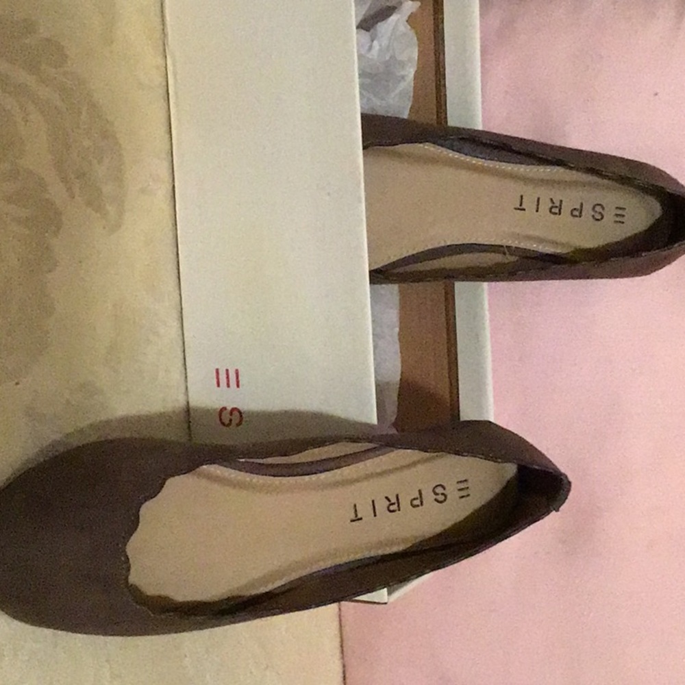 Slip on comfy suede shoe